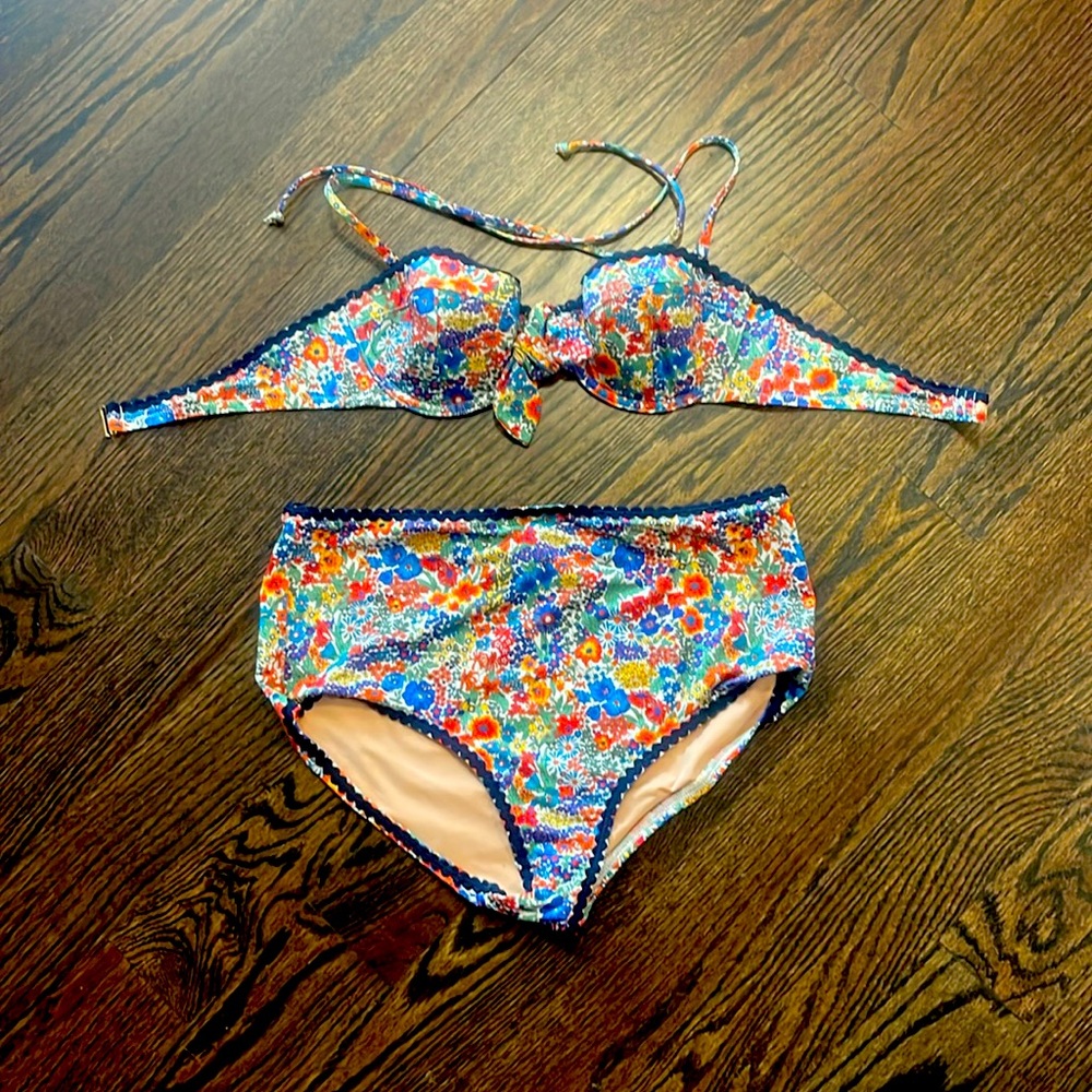 Never worn - J.Crew x Liberty bikini - NEW Condition